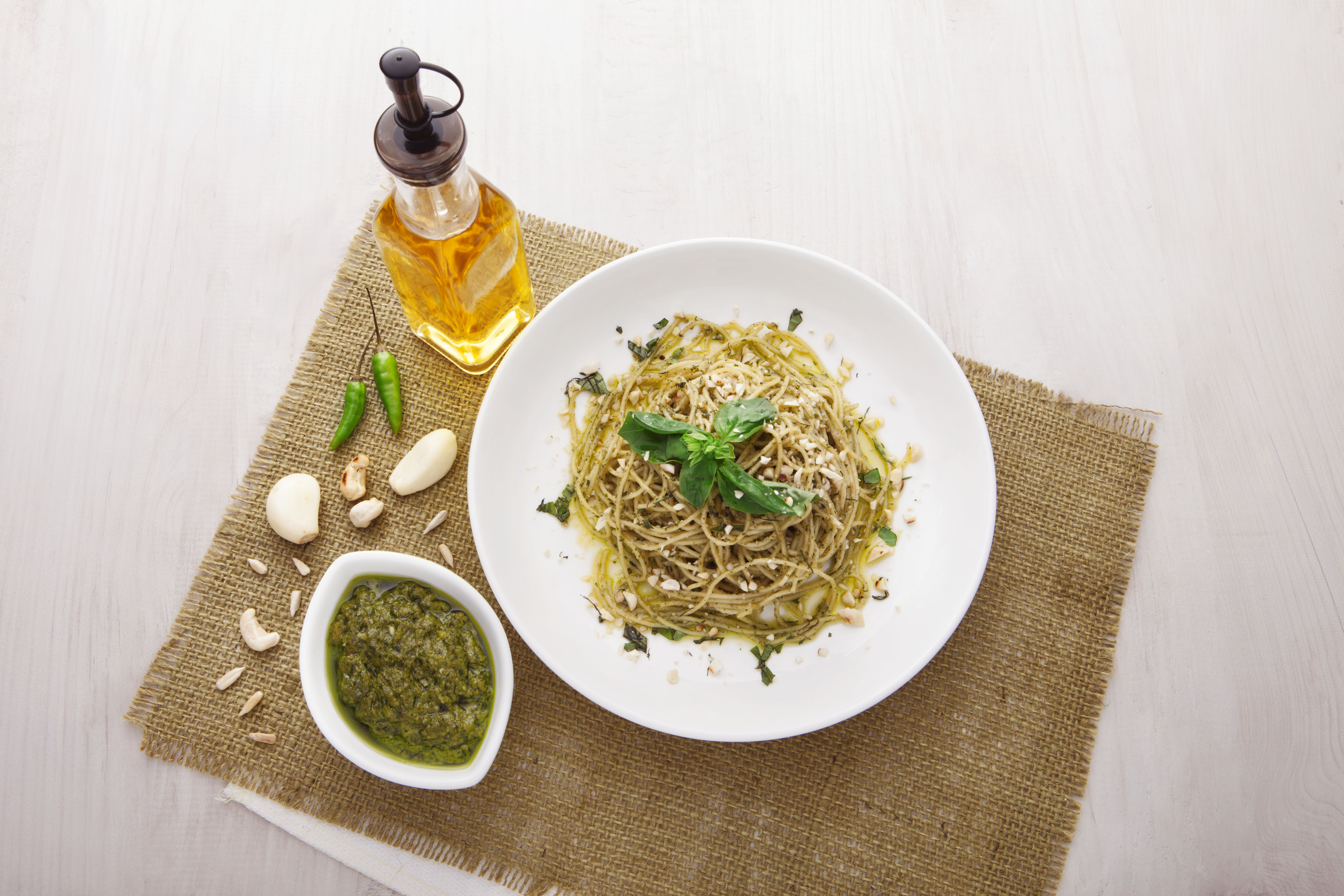Pasta Pesto Cili Padi Berkrim