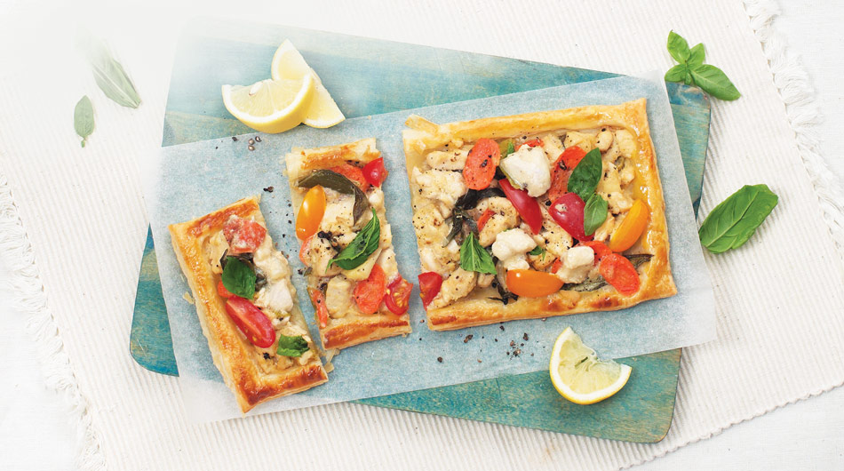 Creamy Lemon Chicken Tartlets