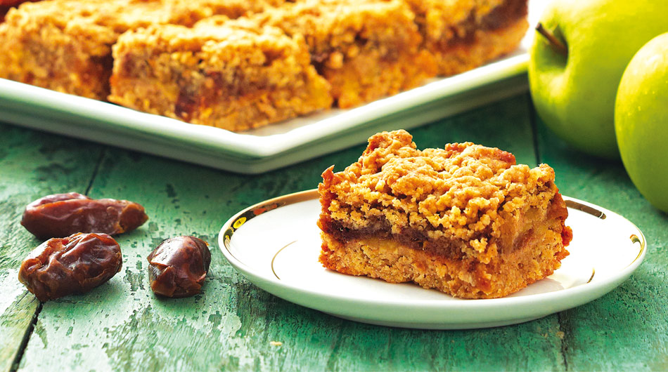 Crumble Epal dan Buah Kurma