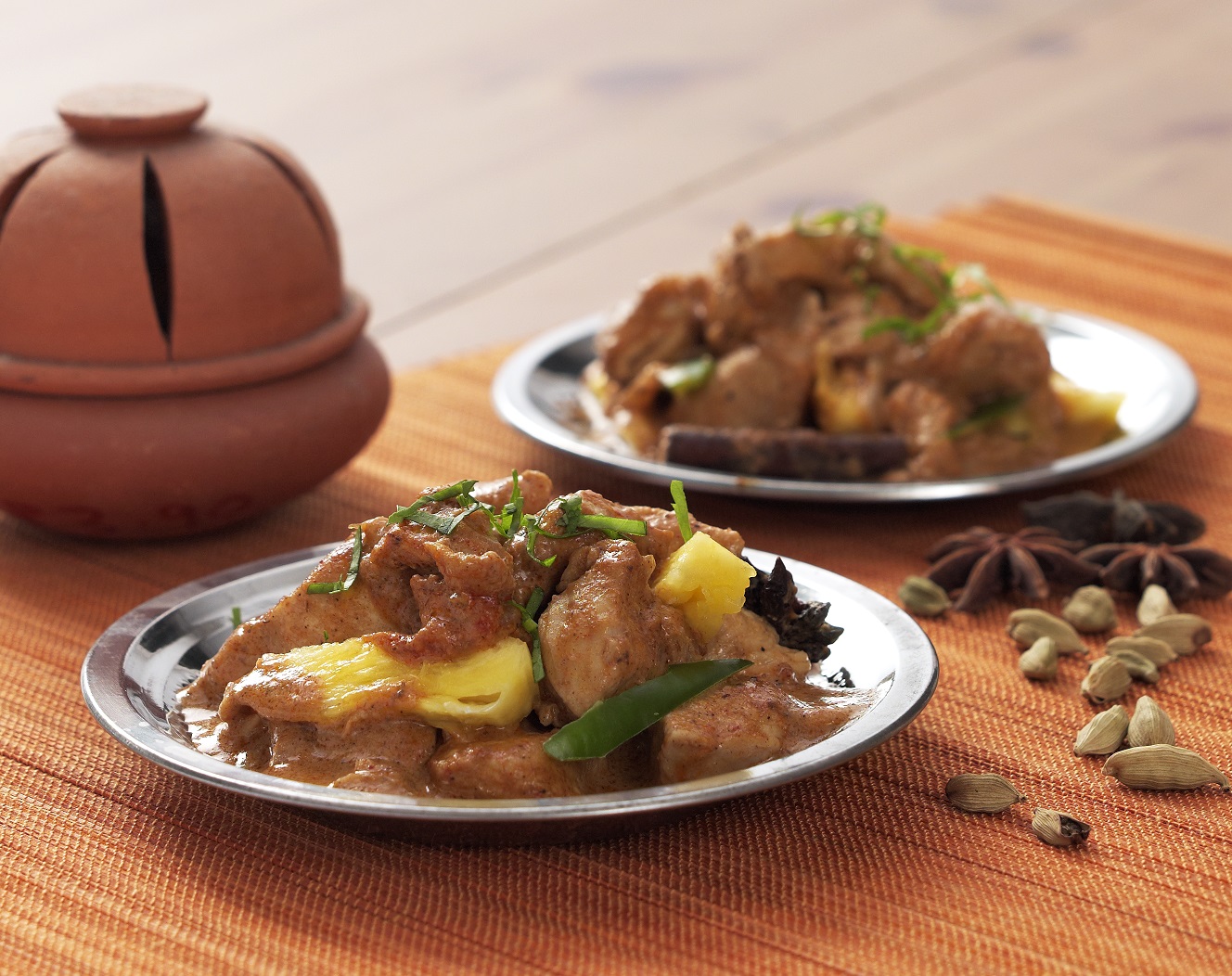 Masala Chicken with Pineapple