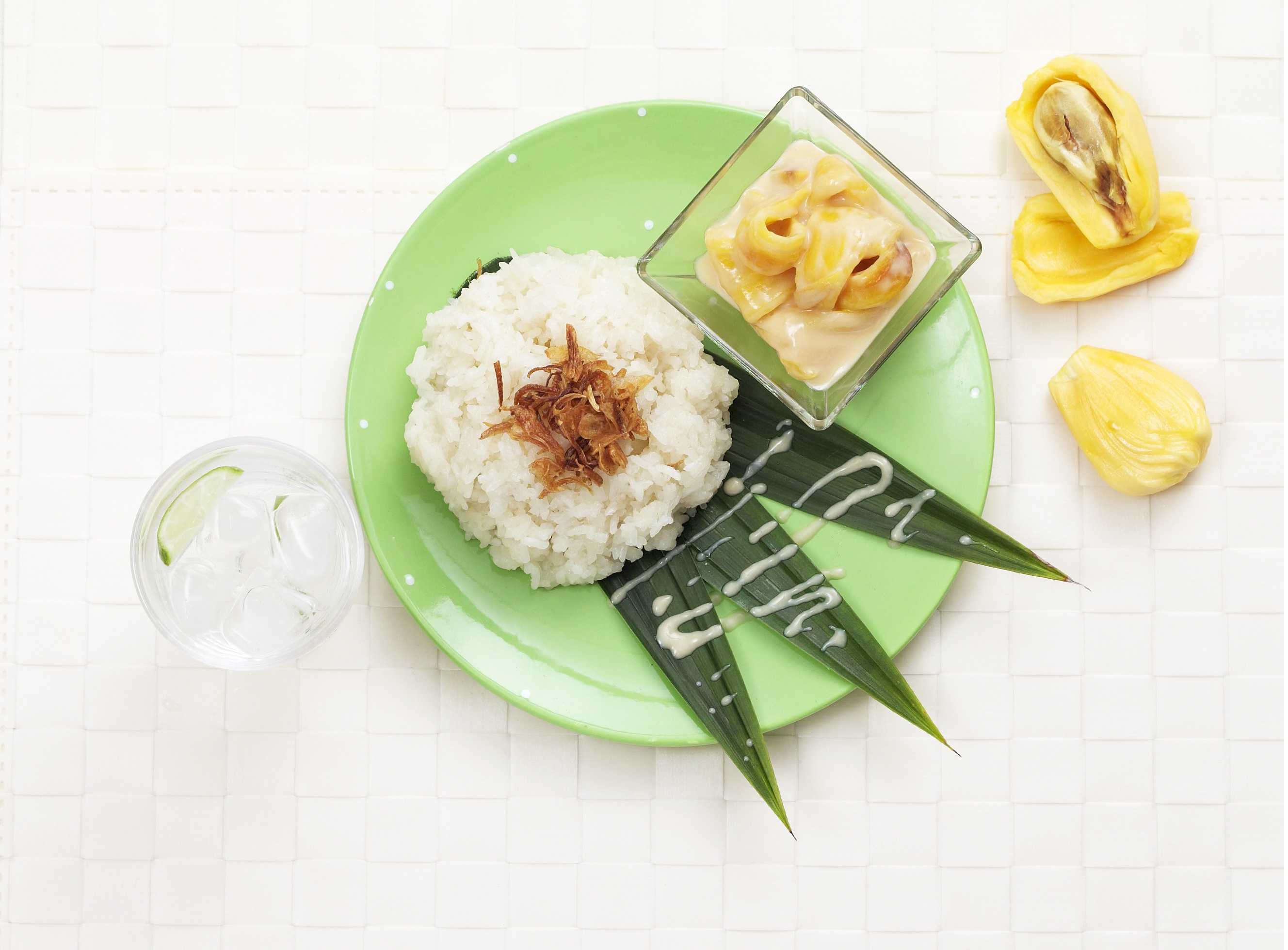 Pulut Kukus dengan Nangka