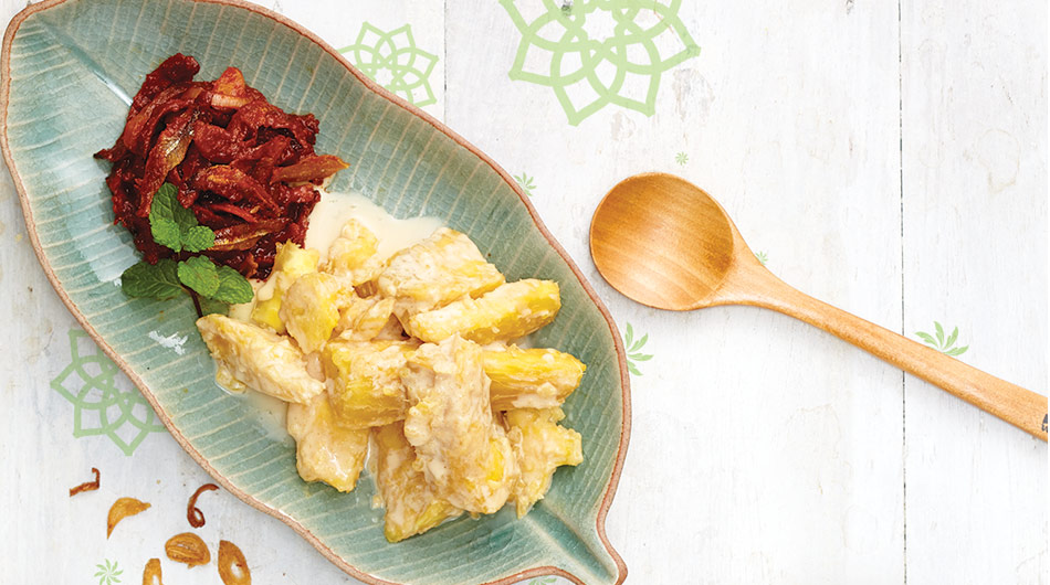 Tapioca Bites with Sambal Ikan Bilis