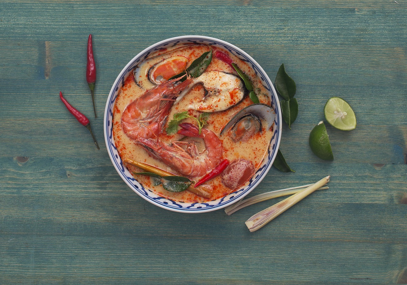 Seafood White Tom Yam