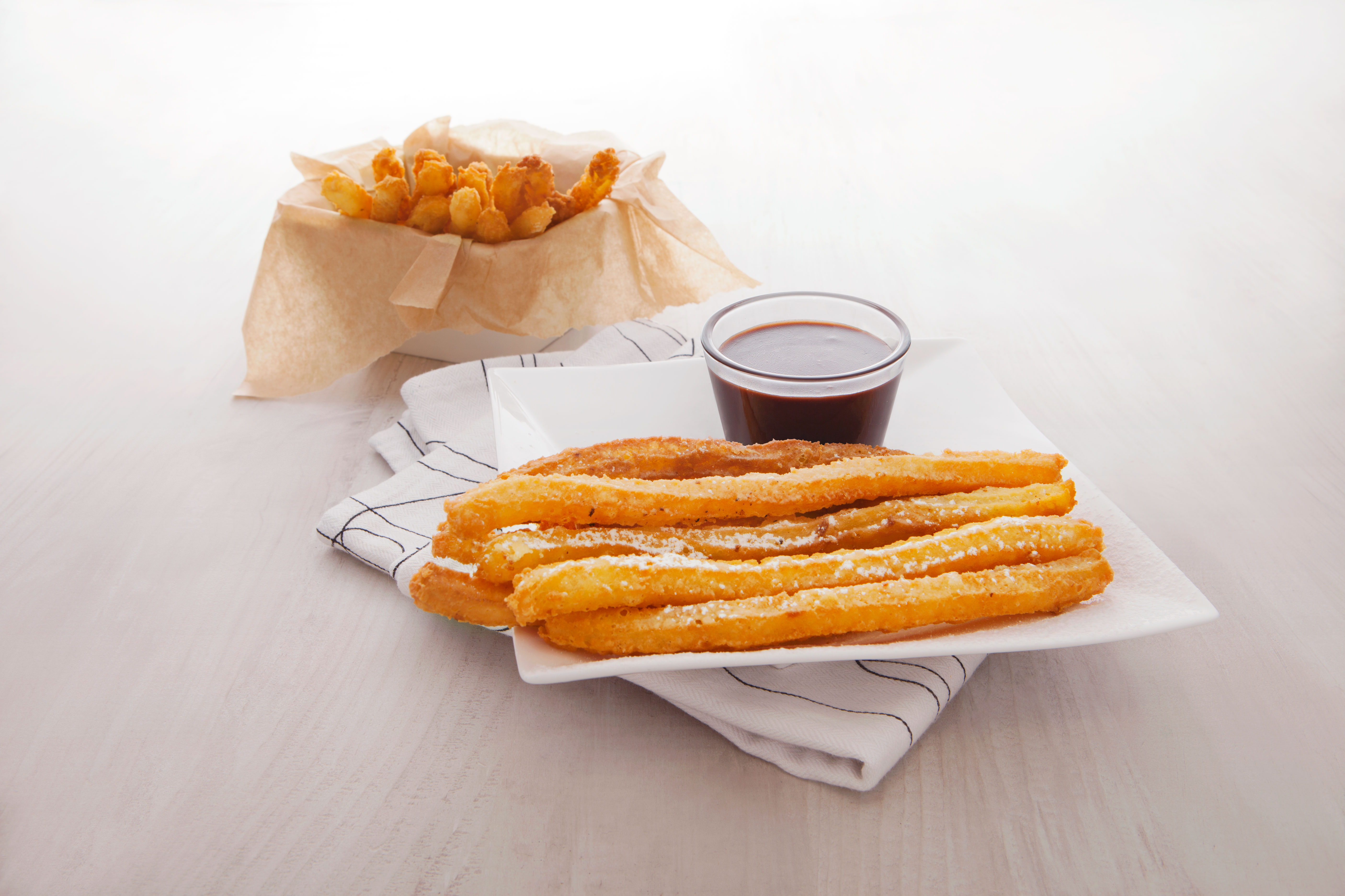 Coklat Fudge dengan Churros